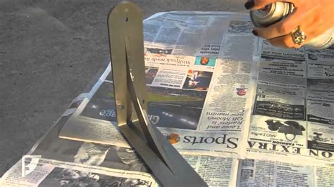 how to paint metal brackets|how to paint steel brackets.